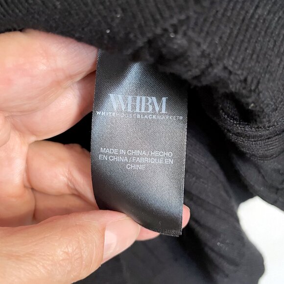 WHBM Sleeveless Black Lightweight Sweater L - Picture 3 of 4